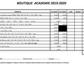 Lancement de la boutique club 2019-2020