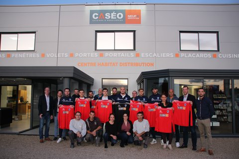 CASEO, nouveau partenaire maillot des séniors B