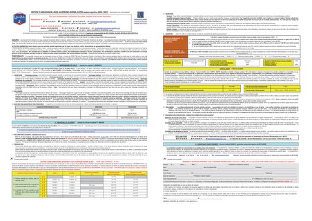 Renouvellement licences 2020/2021