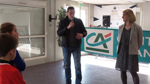L'école de foot de l'Académie soutenue par le Crédit Agricole