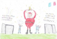 Maximilien VALLOT lauréat du concours "Le Père Noël à la Coupe du Monde"