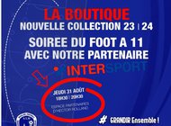 Boutique 2023/2024 : Soirée du foot à 11
