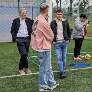 PIERRE BOUBY EN TOURNAGE A L'ACADEMIE