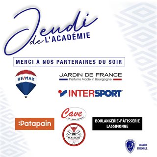 JEUDI DE L'ACADÉMIE : LES PARTENAIRES À L'HONNEUR !