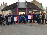 Les U17 reçus à l'Atelier d'Honoré !